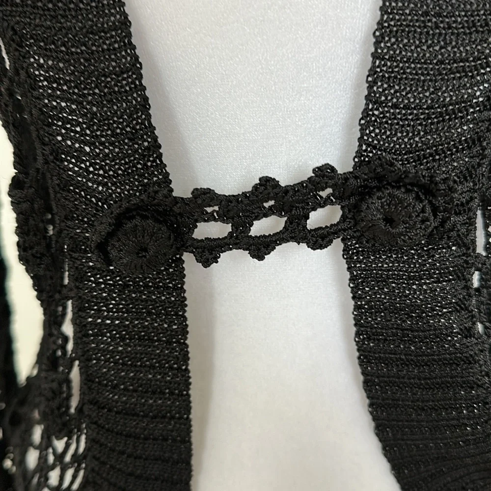 Escio Black Sweater Set, Size M